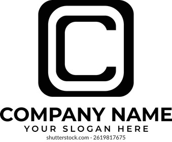 Letter OC Logo – Monogram, Minimal, Modern, Branding, Creative, Business, and Typography-Based Design