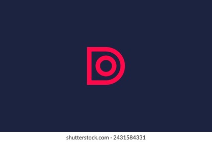 letra od o do logo icono diseño vector plantilla de diseño inspiración