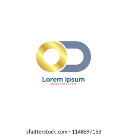 Letter OD logo Design