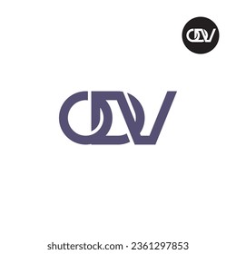 Letter ODV Monogram Logo Design