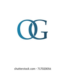 letter OG element logo design