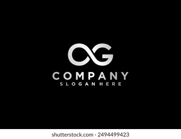 letter OG logo icon design vector