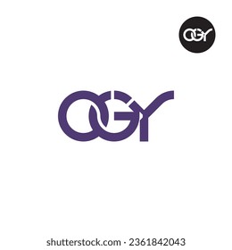 Letter OGY Monogram Logo Design