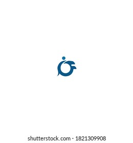 Letter OIF,IF,OF Monogram Logo Design Minimal abstract symbol icon for your design, vector illustration.