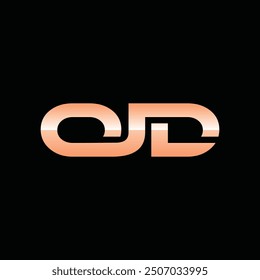 Letter OJD Modern Simple Icon Business Creative Design Technology Logo