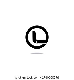 Letter OL LO L Initial Logo Design Vector Template Illustration