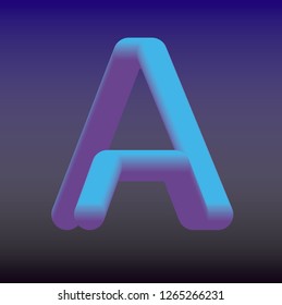 Letter A on blue background
Abstract illustration
Decorative pattern