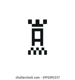 Letter On Rook Chess Logo Stock Vector (Royalty Free) 1991092157 ...