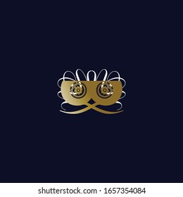 letter oo logo design vector icon
