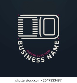 Letra OO Diseño de Logo de Premium, OO Diseño de Logo de Negocio Moderno