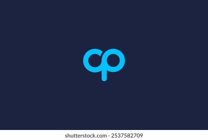 Letra op ícone de logotipo design vetor design modelo inspiração