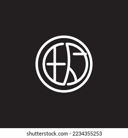 letter orchestra combination in a circle suitable to be used as a logo or other.