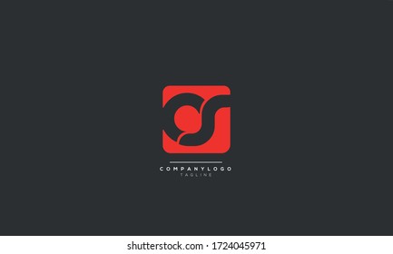 Letter OS SO O S Logo Design Icon Vector Symbol