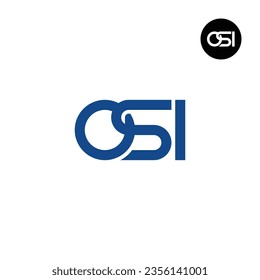 Letter OSI Monogram Logo Design