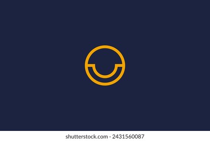 letter ou with circle logo icon design vector design template inspiration