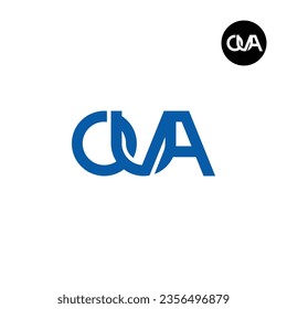 Letter OUA Monogram Logo Design