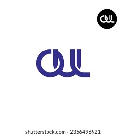 Letter OUL Monogram Logo Design