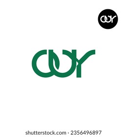 Letter OUY Monogram Logo Design