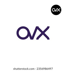 Letter OVX Monogram Logo Design