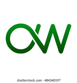 letter ow logo