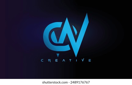 Letter OW logo design creative custom clean two alphabet logo
