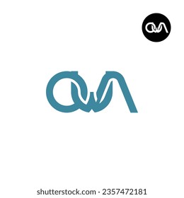Letter OWA Monogram Logo Design