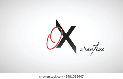 Letter OX Creative Clean Logo Design