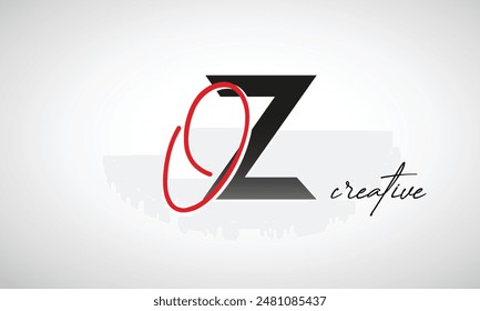 Letter OZ Creative Clean Logo Design