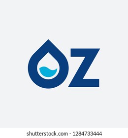 Letter OZ Water