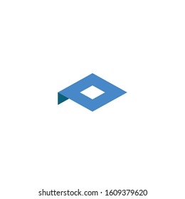 Letter P abstract logo icon design template