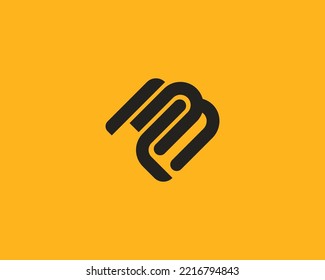 Letter P and B logo design