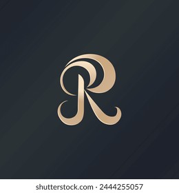 Letter P Beauty Logo Vector Template