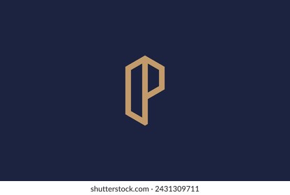 letter p with building logo icon design vector design template inspiration