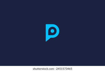 letter p with chat logo icon design vector design template inspiration