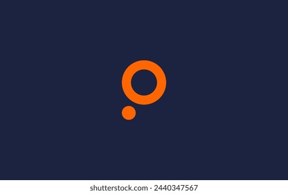letter p circle logo icon design vector design template inspiration