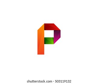 1,150 P origami logo Images, Stock Photos & Vectors | Shutterstock