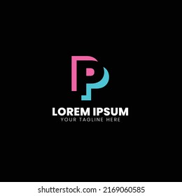 Letter P creative logo design