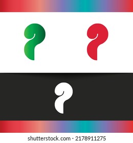 Diseño del logotipo de vectores modernos creativos de la carta P