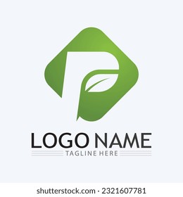 Letter P an d P Logo vector illustration design