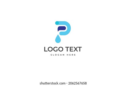 Letter P and D Water  Oil Company logo design unused for sale which is magnificently designed and elegantly put together to put your brand stand out among the crowd.