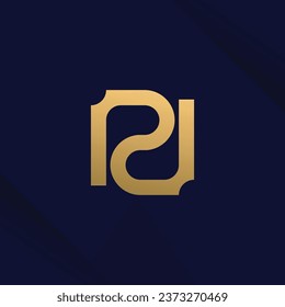Letter P design element icon vector with creative concept