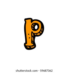 letter P drawing