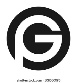 Letter P G Logo Vector Stock Vector (Royalty Free) 508580095 | Shutterstock