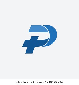 letter p health technology logo