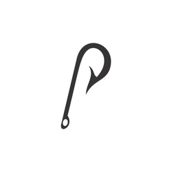 Letter P With Hook Logo
