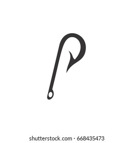 letter p with hook logo