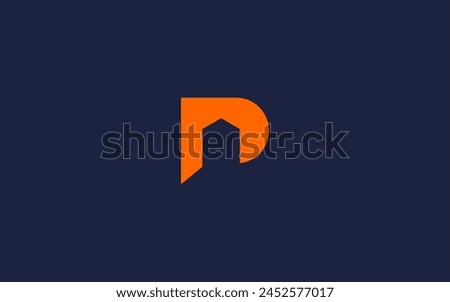 letter p with house logo icon design vector design template inspiration