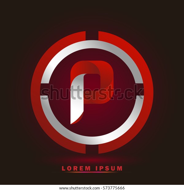 Letter P Icon Logo Business Name Stock Vector Royalty Free 573775666