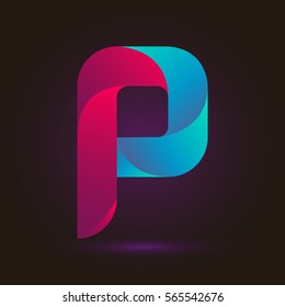 Letter P Icon Logo Template New Stock Vector (Royalty Free) 564895501 ...