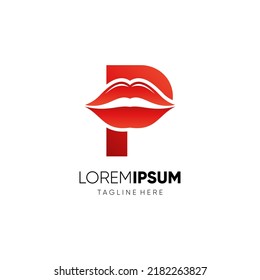 Letra P Logotipo inicial Ilustración del emblema del vector de diseño Icono gráfico Ilustración del icono del vector